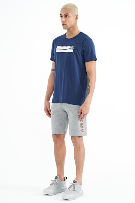 Herren bedruckte Fleece-Sweatshorts - Image 4
