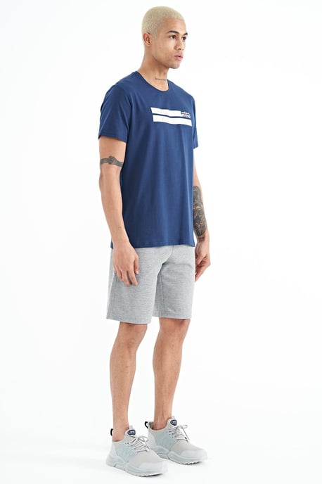 Herren bedruckte Fleece-Sweatshorts - Image 6