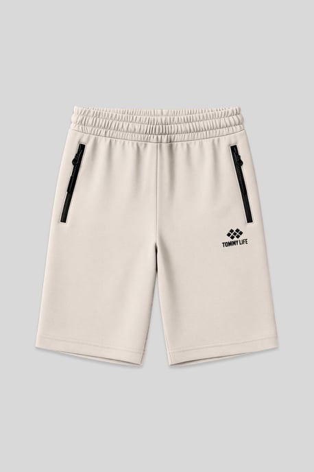 Herren Sweatshorts in regulärer Passform aus Strick - Image 1