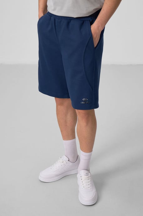 Übergroße Baumwollmischung Strickshorts - Image 4