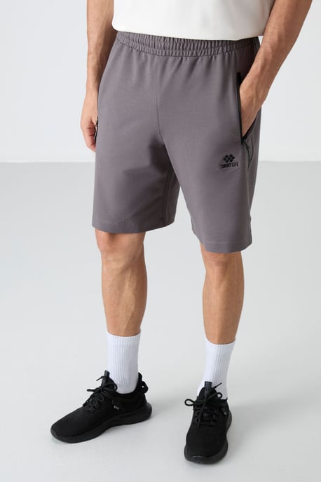 Herren Sweatshorts in Regular Fit aus Strick - Image 3