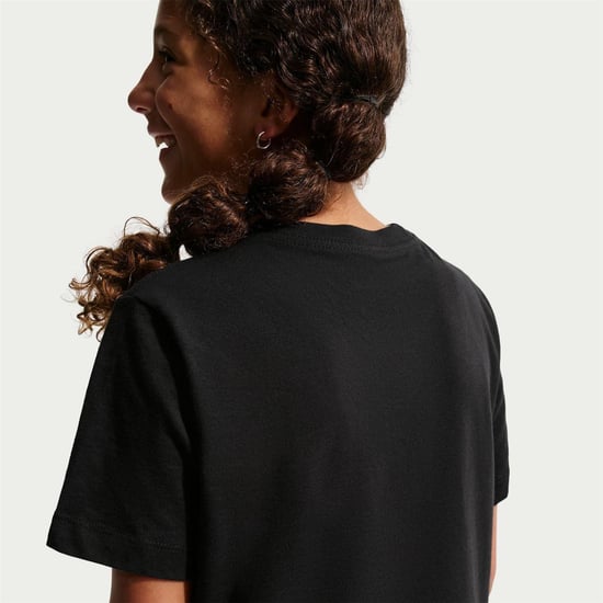 Nike - "Futura" T-Shirt für Kinder, Regulär (Schwarz/Weiß) - Image 2