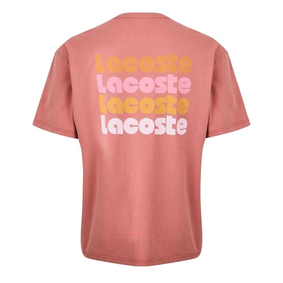 Lacoste - "Effect Ombr" T-Shirt für Herren (Rot) - Image 2