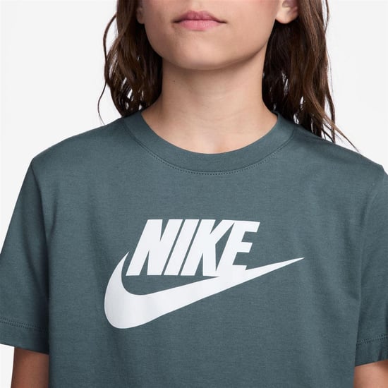 Nike - "Sportswear" T-Shirt für Kinder, Baumwolle (Schiefergrau) - Image 3