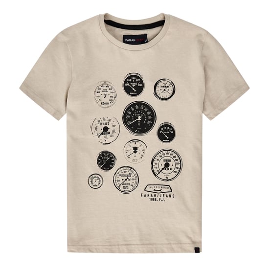 Farah - T-Shirt für Kinder, Regulär (Grau) - Image 1