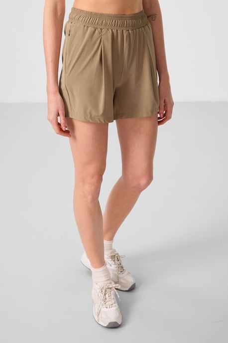 Hochtaillierte Strickshorts - Image 4