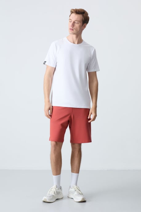Herren Sweatshorts mit regulärer Passform aus Strick - Image 3