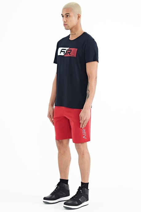 Herren Bedruckte Fleece-Sweatshorts - Image 4