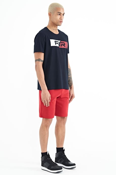 Herren Bedruckte Fleece-Sweatshorts - Image 6