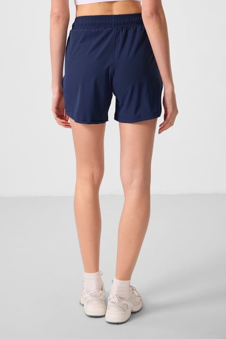 Hochtaillierte Strickshorts - Image 5