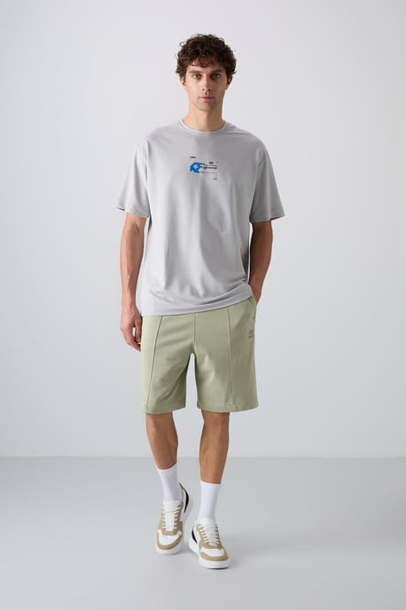 Herren Strick Sweat Shorts - Image 1