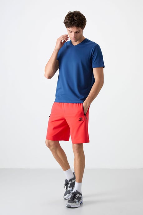 Herren Sweatshorts mit normaler Passform aus Strick - Image 1