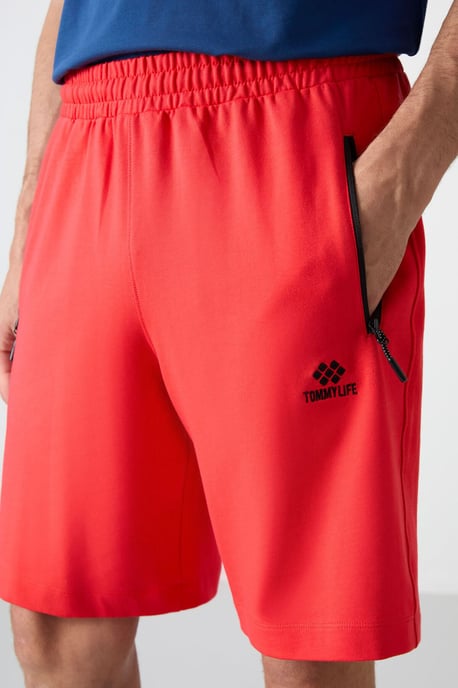 Herren Sweatshorts mit normaler Passform aus Strick - Image 3