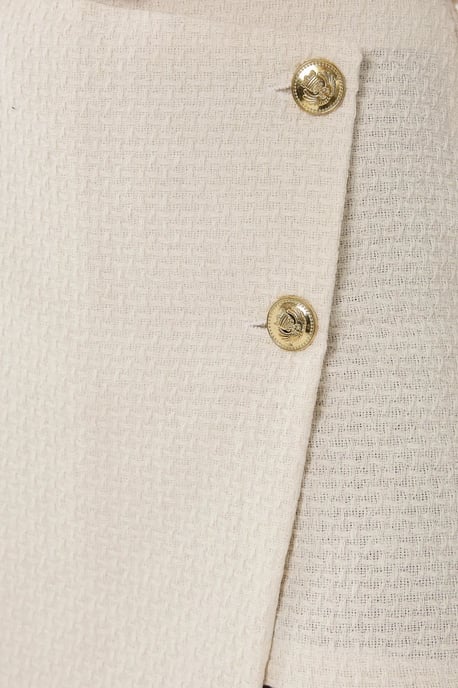Knopfdetaillierte Tweed-Shorts - Image 4