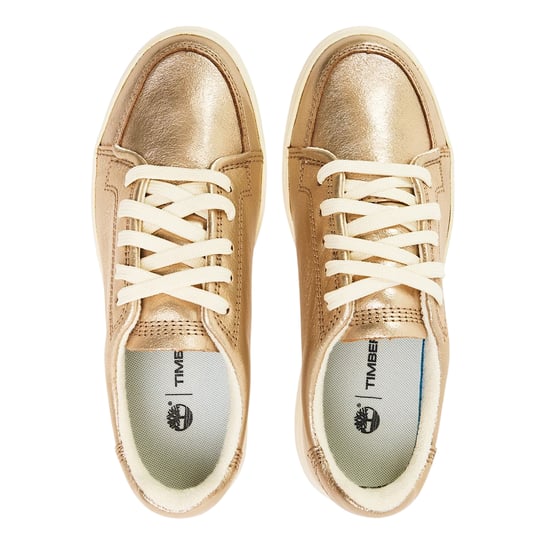 Timberland - Sneaker für Damen, Leder (Gold metallic) - Image 3