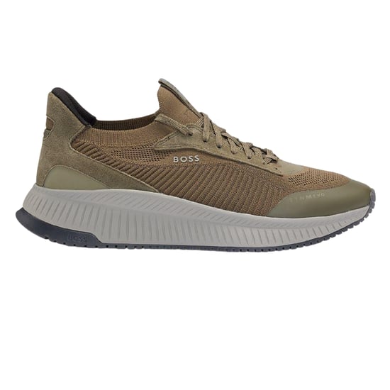 Boss - "TTNM EVO" Sneaker für Herren, Wildleder (Dunkelgrün) - Image 1