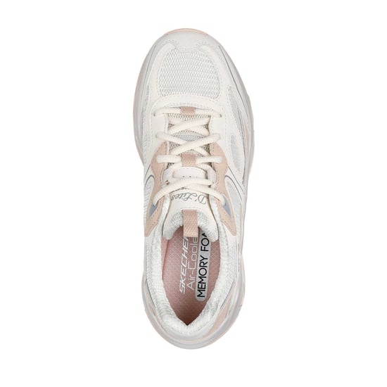 Skechers - "D´Lux" Sneaker für Damen, Zum Anschlüpfen (Naturweiß) - Image 3