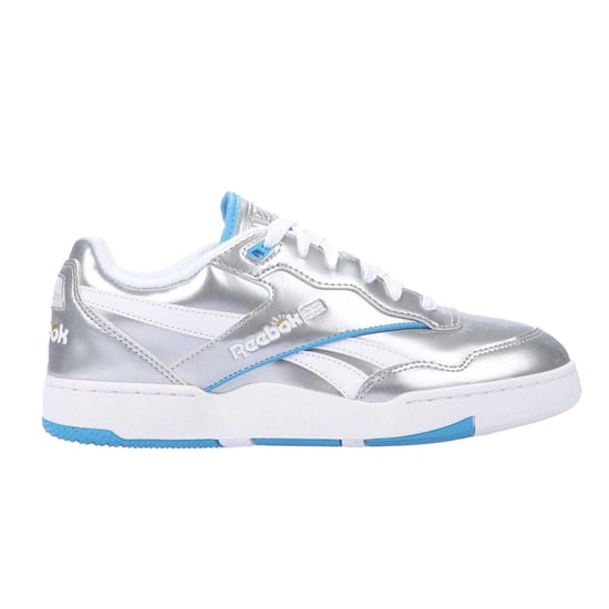 Reebok - "BB 4000 II" Metallic Sneaker für Damen, Leder (Silber) - Image 1