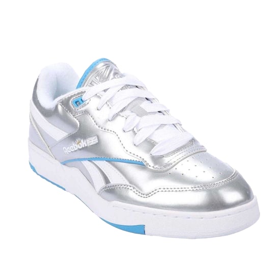 Reebok - "BB 4000 II" Metallic Sneaker für Damen, Leder (Silber) - Image 3