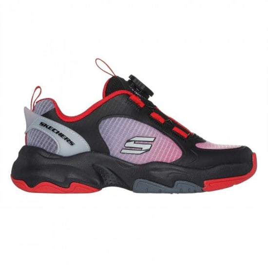 Skechers - "Retrotech" Sneaker für Kinder (Schwarz/Rot) - Image 1