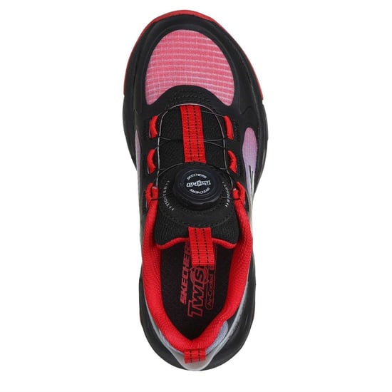 Skechers - "Retrotech" Sneaker für Kinder (Schwarz/Rot) - Image 3
