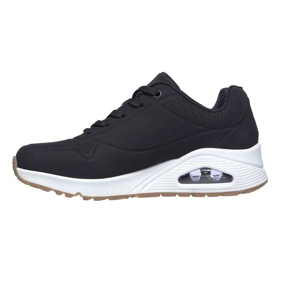Skechers - "Uno Stand On Air" Sneaker für Damen, Keilabsatz (Schwarz/Weiß) - Image 2