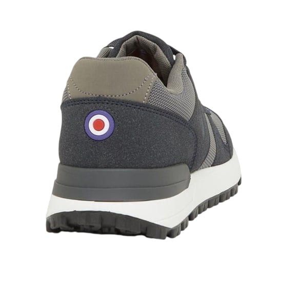 Lambretta - "Echo 2" Matrose Sneaker für Herren, Netzmaterial, Niedrig geschnitten, Flach (Marine/Grau) - Image 2