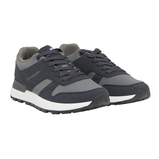 Lambretta - "Echo 2" Matrose Sneaker für Herren, Netzmaterial, Niedrig geschnitten, Flach (Marine/Grau) - Image 3