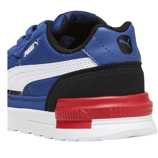 Puma - "Graviton" Sneaker für Kinder, Netzmaterial (Blau/Schwarz/Weiß) - Image 4