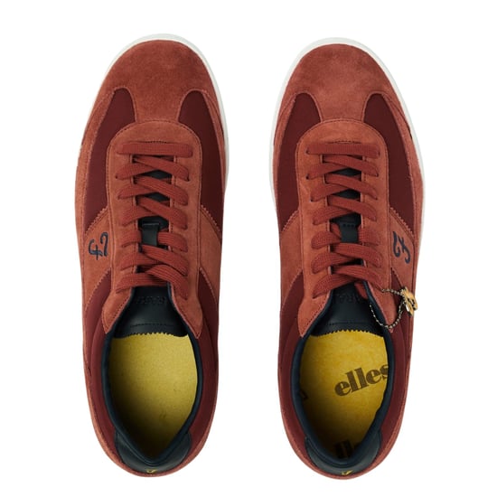 Farah - "Stanton" Beschriftungen Sneaker für Herren, Wildleder, Cupsohle (Rostfarben) - Image 3