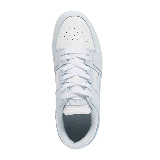 Lacoste - "Court Cage" Sneaker für Damen, Leder (Blau/Weiß) - Image 3