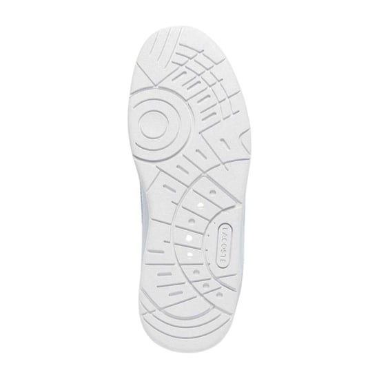 Lacoste - "Court Cage" Sneaker für Damen, Leder (Blau/Weiß) - Image 4