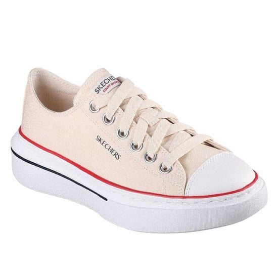 Skechers - "Cordova" Sneaker für Damen, Canvas, Plattform-Absatz (Naturweiß) - Image 2