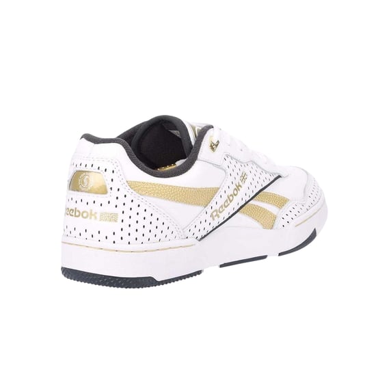 Reebok - "BB 4000 II" Metallic Sneaker für Damen, Leder (Weiß Gold) - Image 2