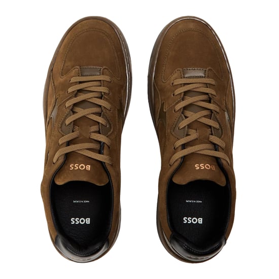 Boss - "Baltimore" Sneaker für Herren, Canvas (Dunkelgrün) - Image 3