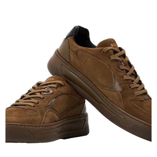 Boss - "Baltimore" Sneaker für Herren, Canvas (Dunkelgrün) - Image 4