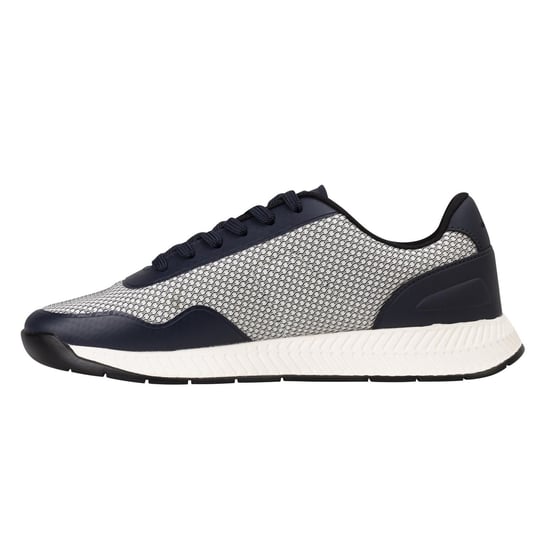 Boss - "Titanium" Sneaker für Herren, Netzmaterial, niedrig geschnitten (Dunkles Marineblau/Weiß) - Image 3