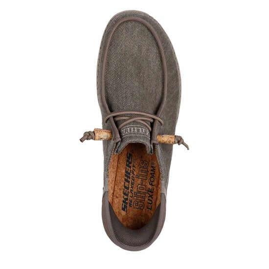 Skechers - "Berlaine" Schuhe für Herren, Zum Anschlüpfen (Khaki) - Image 4
