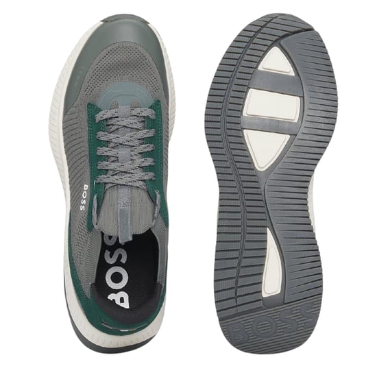 Boss - "TTNM EVO" Sneaker für Herren, Wildleder (Grün) - Image 3