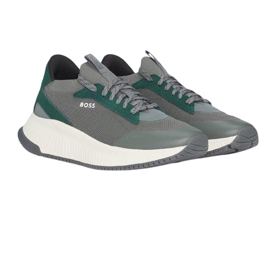 Boss - "TTNM EVO" Sneaker für Herren, Wildleder (Grün) - Image 4
