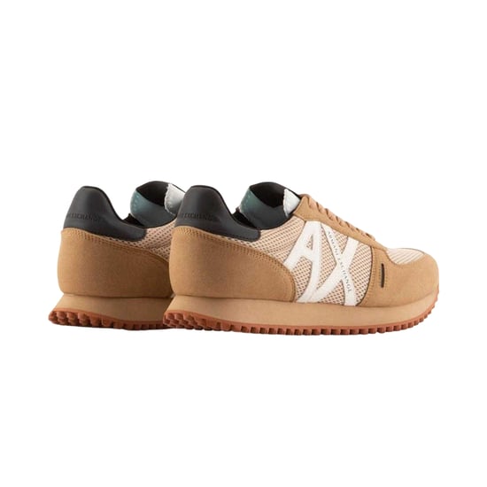 Armani Exchange - "AX" Sneaker für Herren, Wildleder (Hellbraun) - Image 2