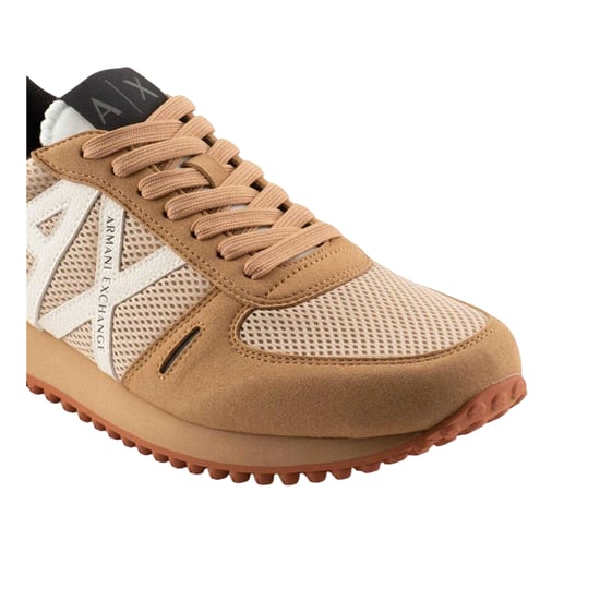 Armani Exchange - "AX" Sneaker für Herren, Wildleder (Hellbraun) - Image 5