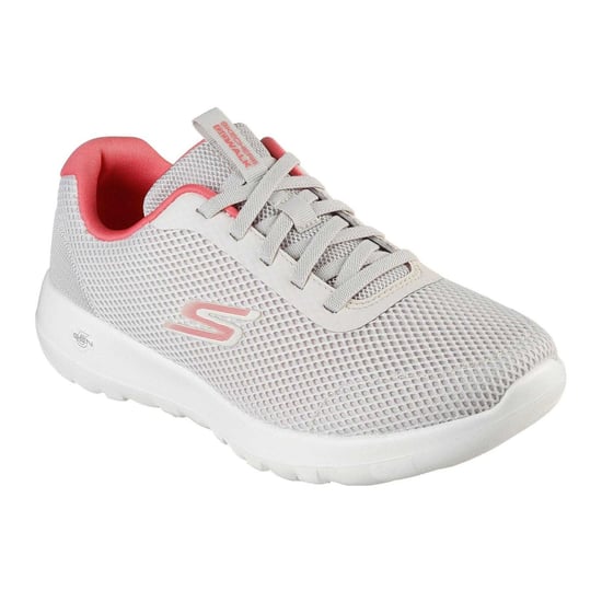 Skechers - "Go Walk Joy" Colour Pop Sneaker für Damen, Netzmaterial (Naturweiß/Pink) - Image 3