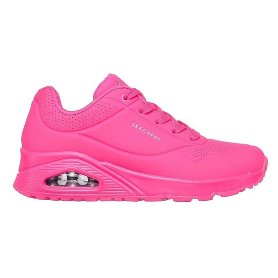 Skechers - "Uno Stand On Air" Sneaker für Damen, Keilabsatz (Leuchtend Pink) - Image 3