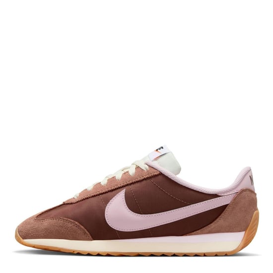 Nike - "Waffle Debut" Sneaker für Damen, Wildleder, Keilabsatz (Braun/Pink) - Image 2