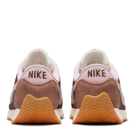 Nike - "Waffle Debut" Sneaker für Damen, Wildleder, Keilabsatz (Braun/Pink) - Image 4