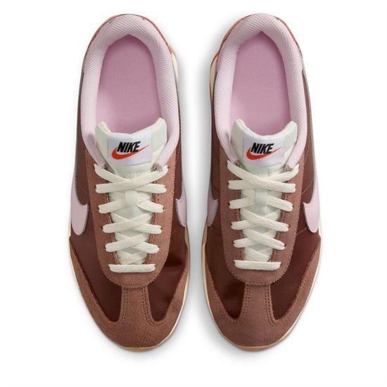 Nike - "Waffle Debut" Sneaker für Damen, Wildleder, Keilabsatz (Braun/Pink) - Image 5