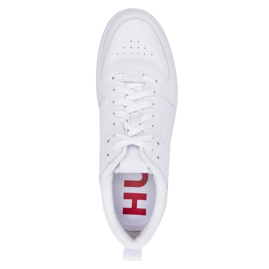 Hugo - "Kilian" Seitenlogo Sneaker für Herren, Flach (Weiß) - Image 4