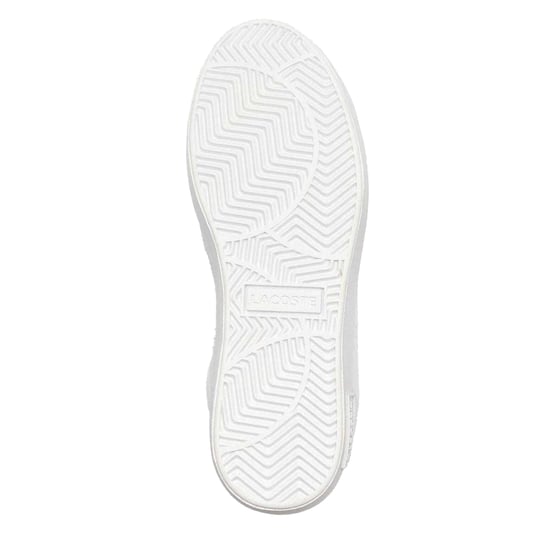 Lacoste - "Powercourt 2.0" Sneaker für Damen, Leder (Weiß/Gold) - Image 4