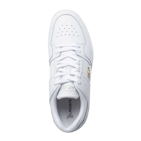 Lacoste - "Court Cage" Sneaker für Herren, Leder (Weiß Gold) - Image 3